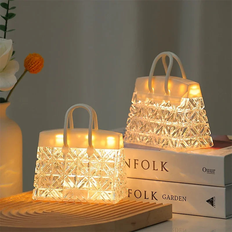 Avtoit | CrystalBag | Creative Acrylic Night Light in Handbag Shape