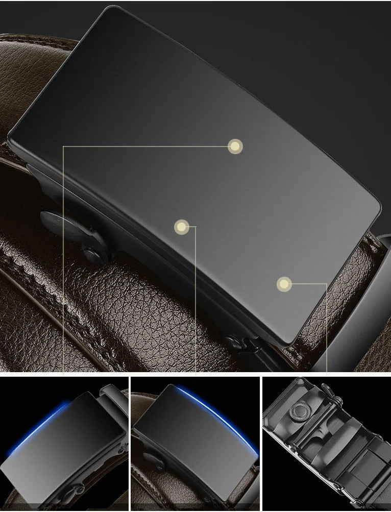 Avtoit | Premium PU Leather Belt – Luxury Automatic Buckle for Men