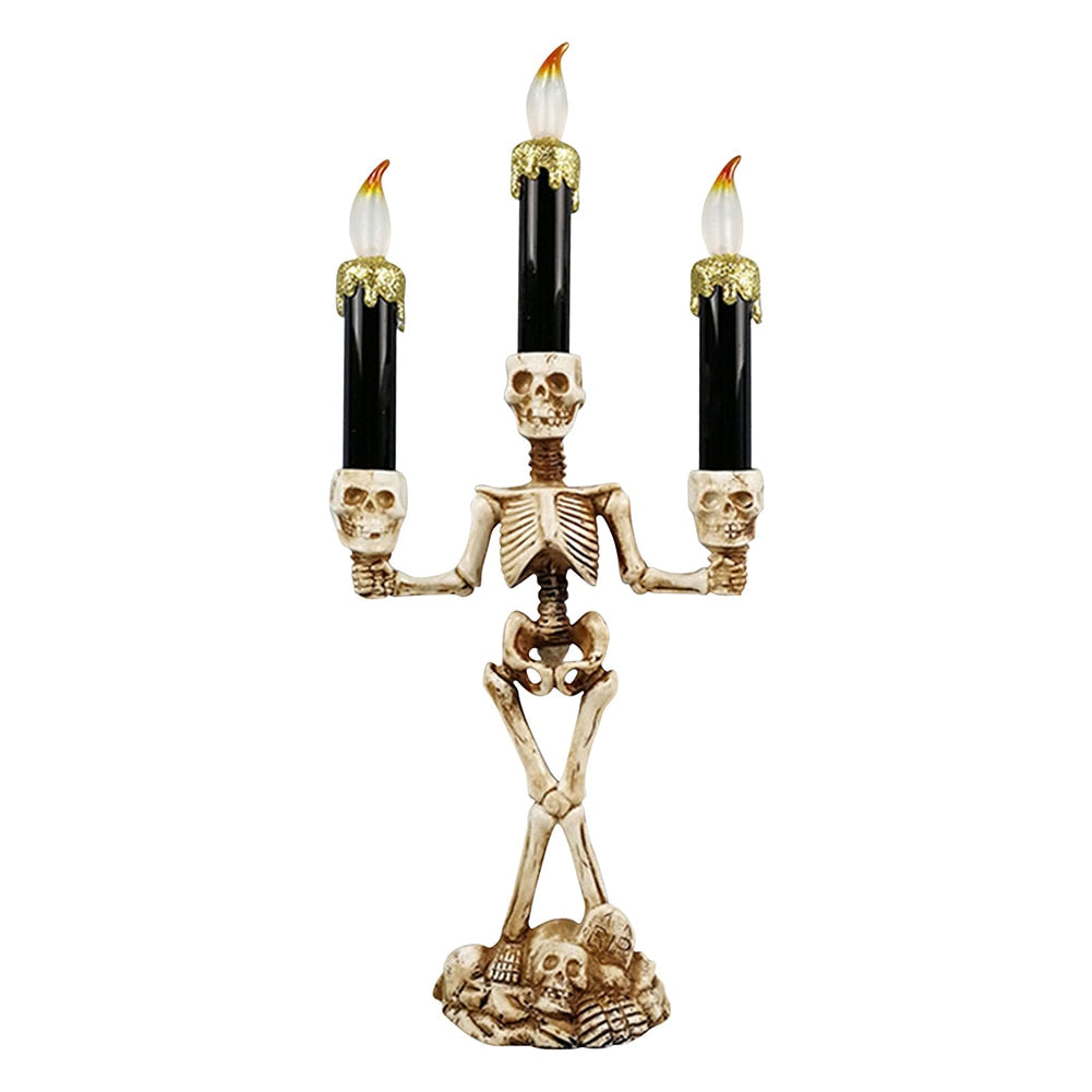 Avtoit | Scary Skeleton Halloween Candle Lights