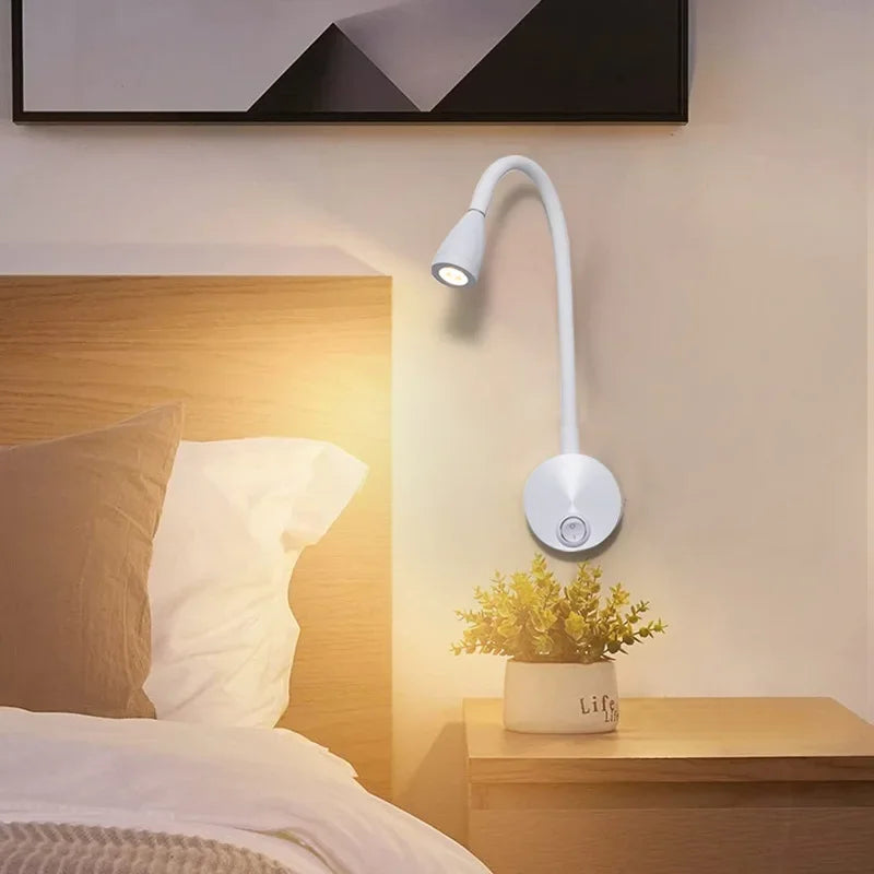 Avtoit | Versatile LED Wall Lamp: Modern, Flexible, Perfect for Reading in Bed