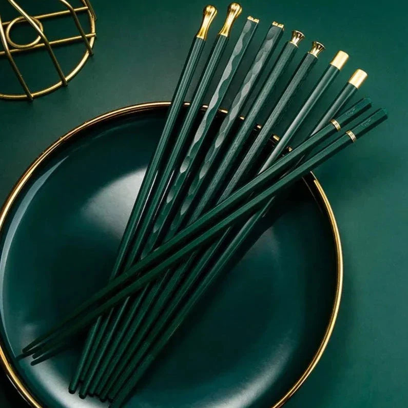 Avtoit | DineLux – Luxurious Chopstick Set with Refined Designs (5 Pairs)
