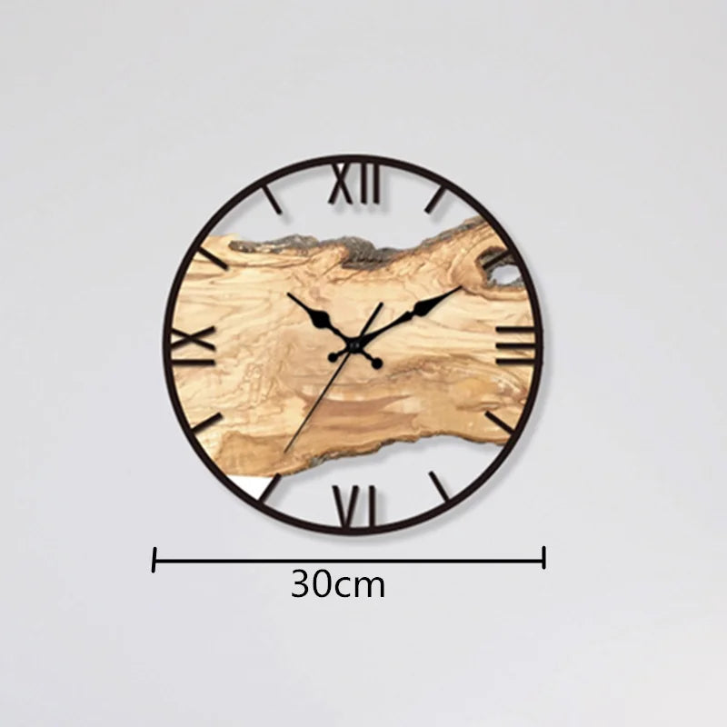 Avtoit | Silent wall clock made of acrylic and wood