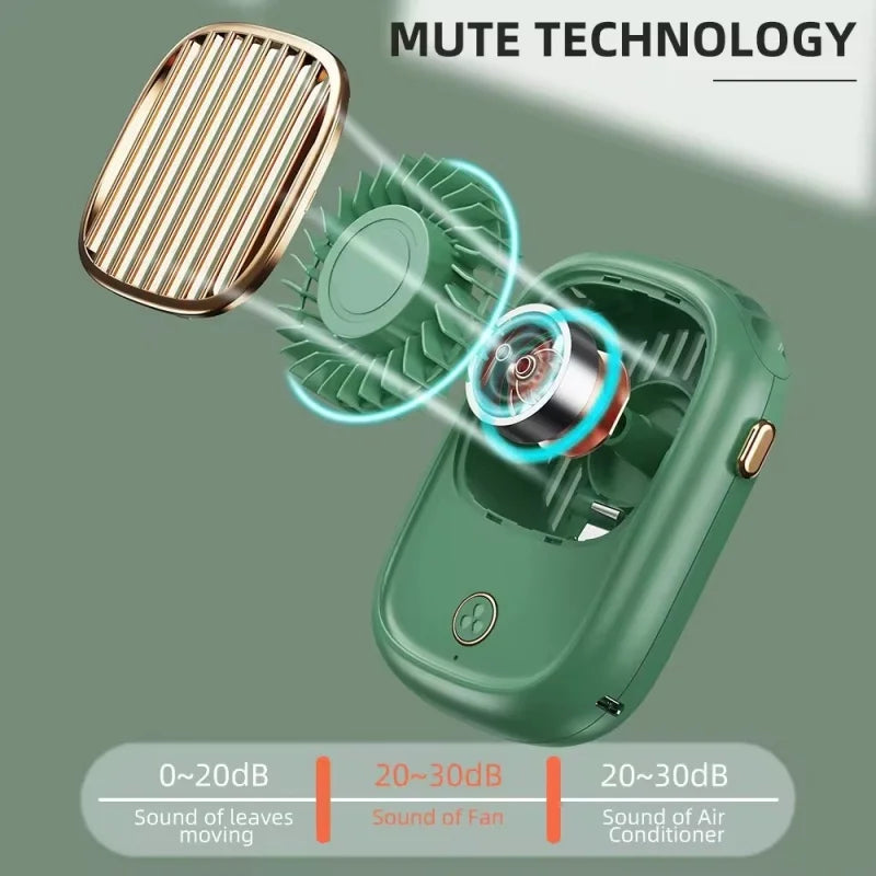 Avtoit | CoolBreeze AeroLynx | Mini Fan | 3-in-1 Portable | Rechargeable & Compact