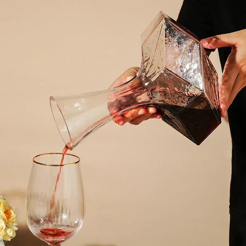 Avtoit | Irregular Crystal Glass Wine Decanter