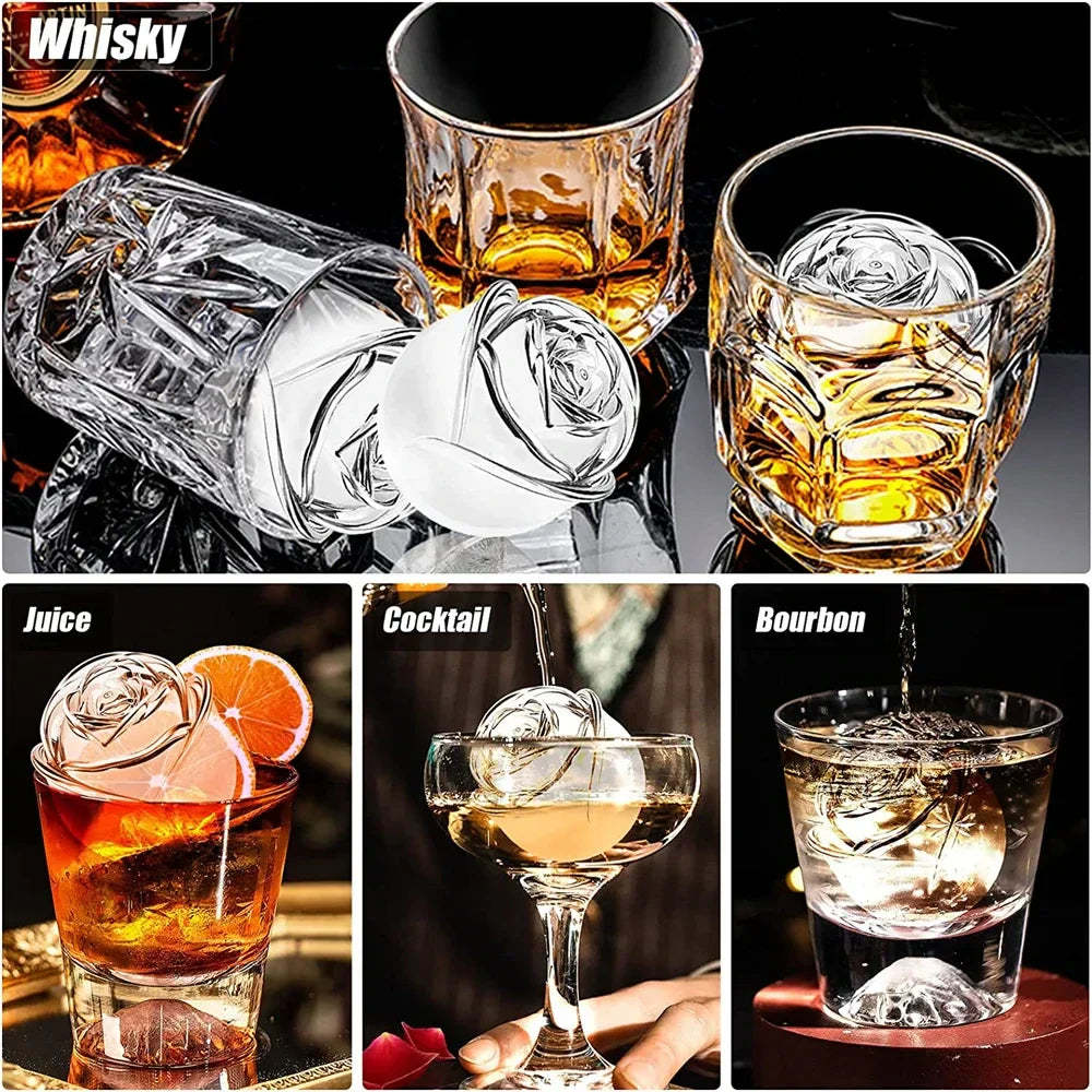 Avtoit | 3D Rose Ice Cube Trays