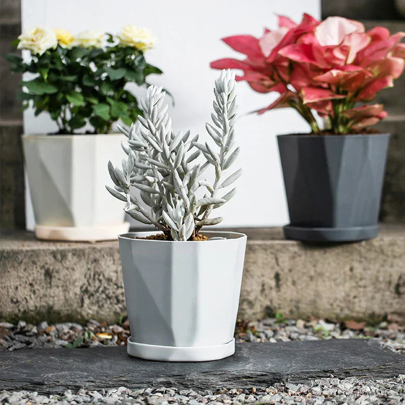 Avtoit | Nordika Planter | Scandinavian Design | Durable Resin | For Plants & Decoration