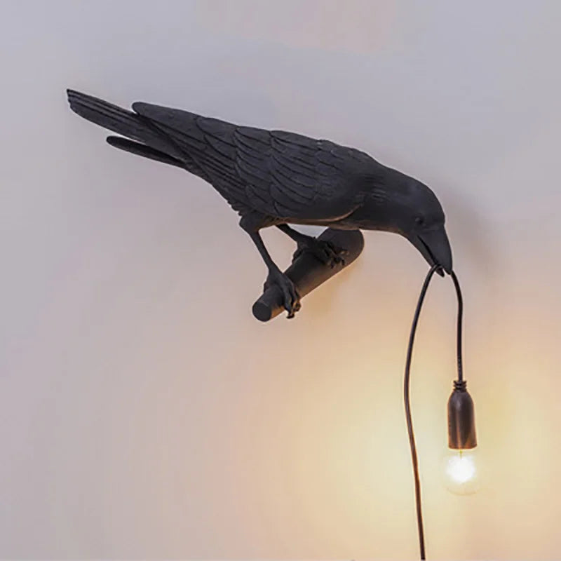 Avtoit | Modern Lucky Bird Table Lamp – Creative Resin Animal Design for Bedroom and Living Room