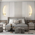 Avtoit | Contemporary Edge Wall Lamp – Black & Gold Indoor/Outdoor Lighting for Modern Spaces