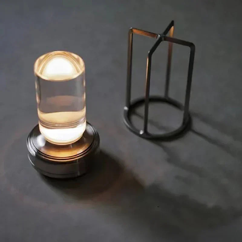 Avtoit | Rechargeable Wireless LuxuryGlow Table Lamp - Elegant Wireless Lamp for Any Mood