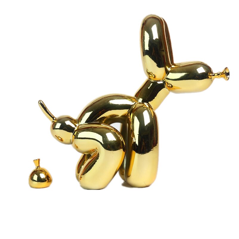 Avtoit | Balloon Dog Sculpture, Balloon Art Statue, Mini Collectible Figure, Home Decor, Resin Figure, Desk Accessories, Room Decoration