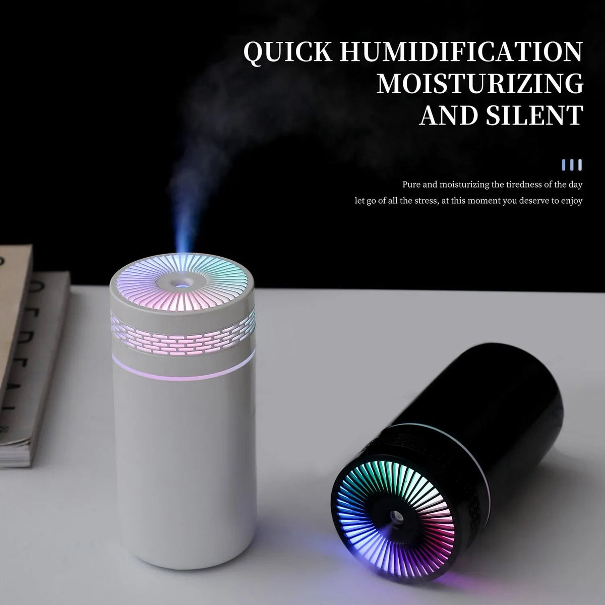Avtoit | 250ML Portable Car Humidifier - USB LED Essential Oil Diffuser
