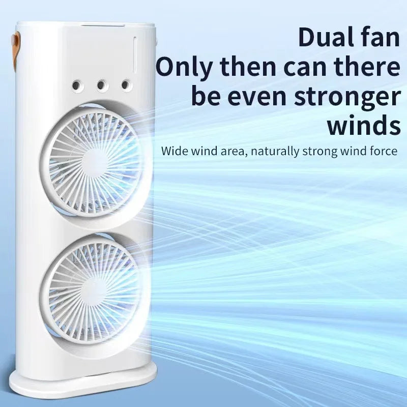 Avtoit | Portable Double Fan Cooling Spray Air Conditioning