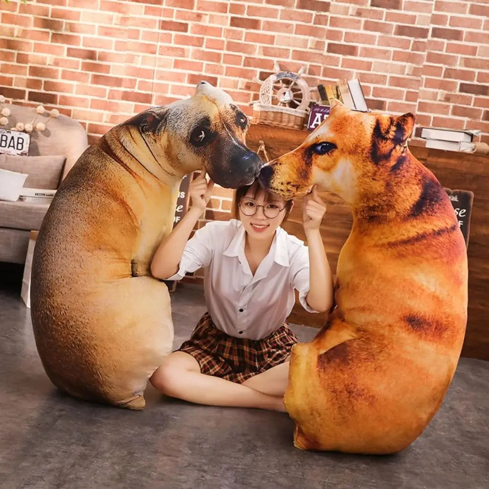 Avtoit | Realistic Dog Soft Dog Plush Pillows