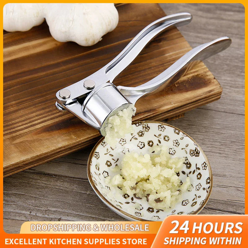 Avtoit | GarliPro Garlic Press | Stainless Steel Manual | Rustproof & Sturdy | For Kitchen & Everyday Use