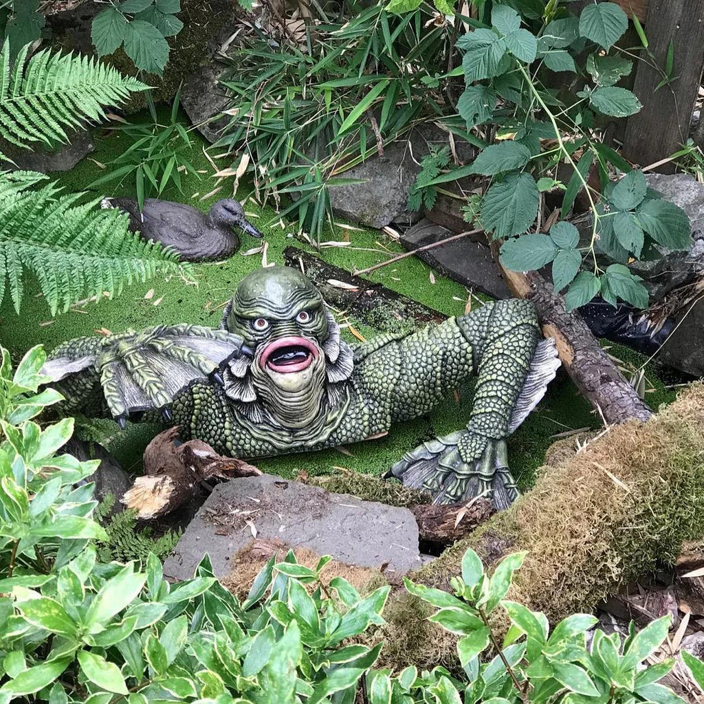 Avtoit | Kreatur The Black Lagoon Grab sculptures Figure Garden building Outdoor ornaments Monster Statue Man Halloween Decoration