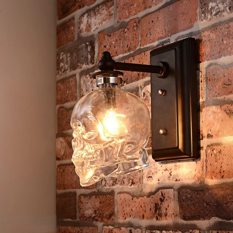 Avtoit | Gothic Skull Bottle Retro Wall Lamp