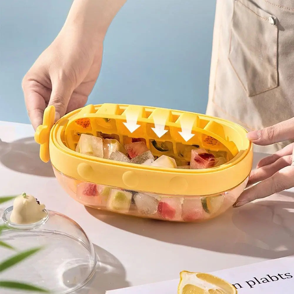 Avtoit | Cute Cartoon Rotating Knob Ice Cube Tray