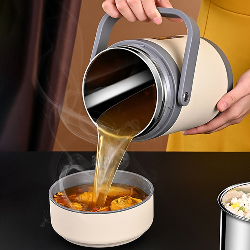 Avtoit | USB Heated Lunch Box | 304 Stainless Steel, Portable Food Warmer