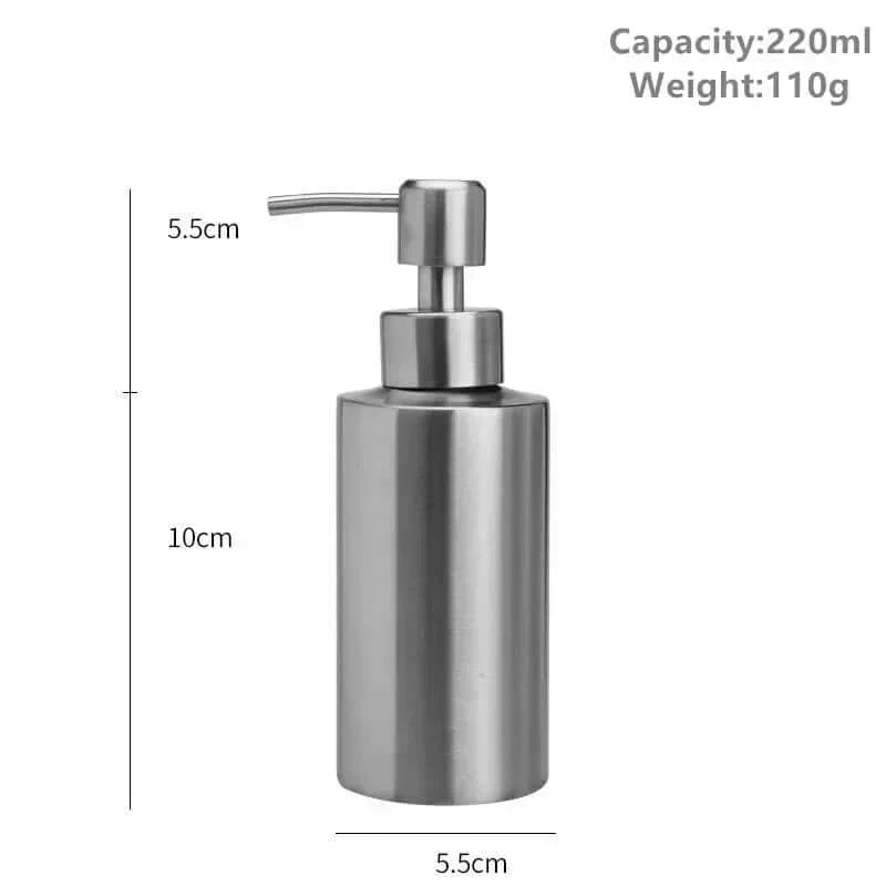 Avtoit | Elegant Stainless Steel Hand Pump Soap Dispenser 250ml/350ml/550ml