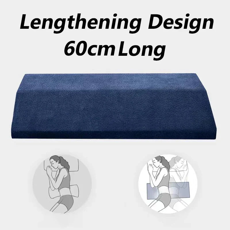 Avtoit | Memory Foam Lumbar Support Cushion - Back Support for Sleeping in Bed, Waist Pillow for Relief of Lower Back Pain