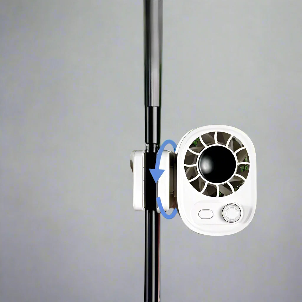 Avtoit | Hipacool Portable Car Clip Fan with 360° Rotation & 100 Speeds – ClipAir