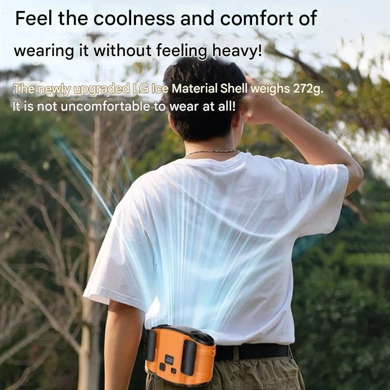 Avtoit | Outdoor Double Air Outlet Waist & Neck Fan with Dual Vents – WindMate