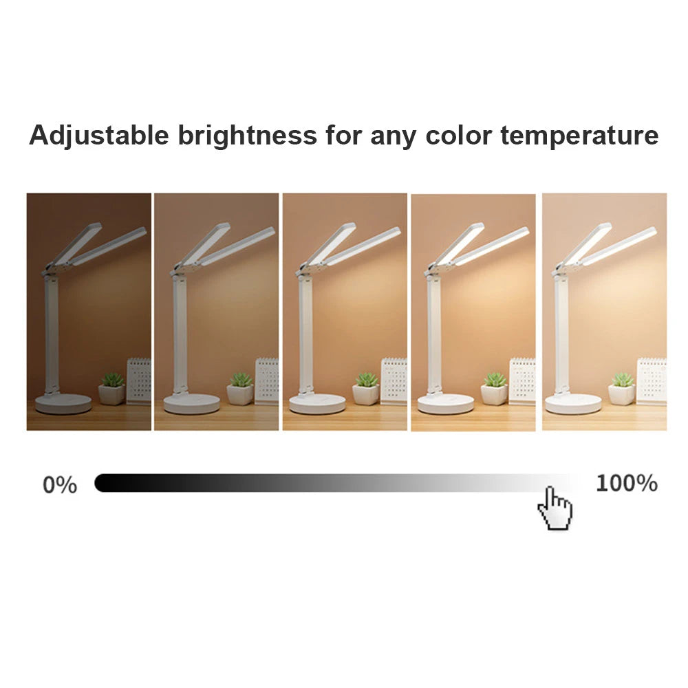 Avtoit | Adjustable Reading Lamp - Rechargeable Dimmable with Phone Table