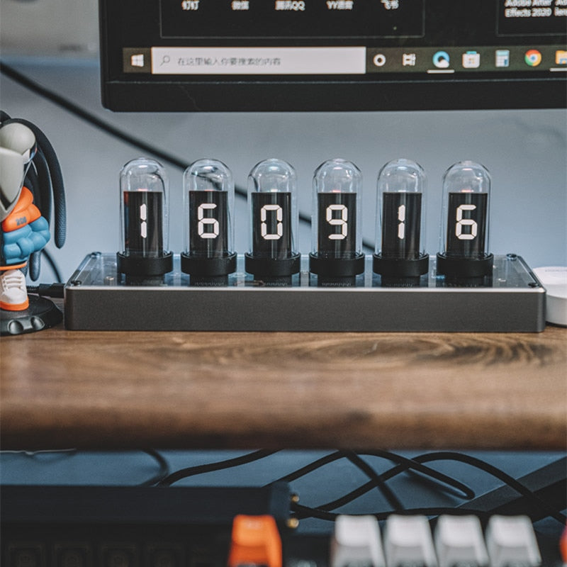 Avtoit | Digital Creative Vintage Glass Tube Clock
