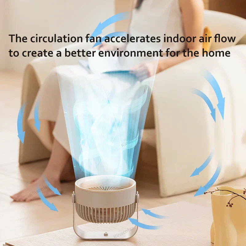 Avtoit | Brisano Mini Fan | 3600 mAh Battery | 4 Levels & USB | Compact & BPA-free