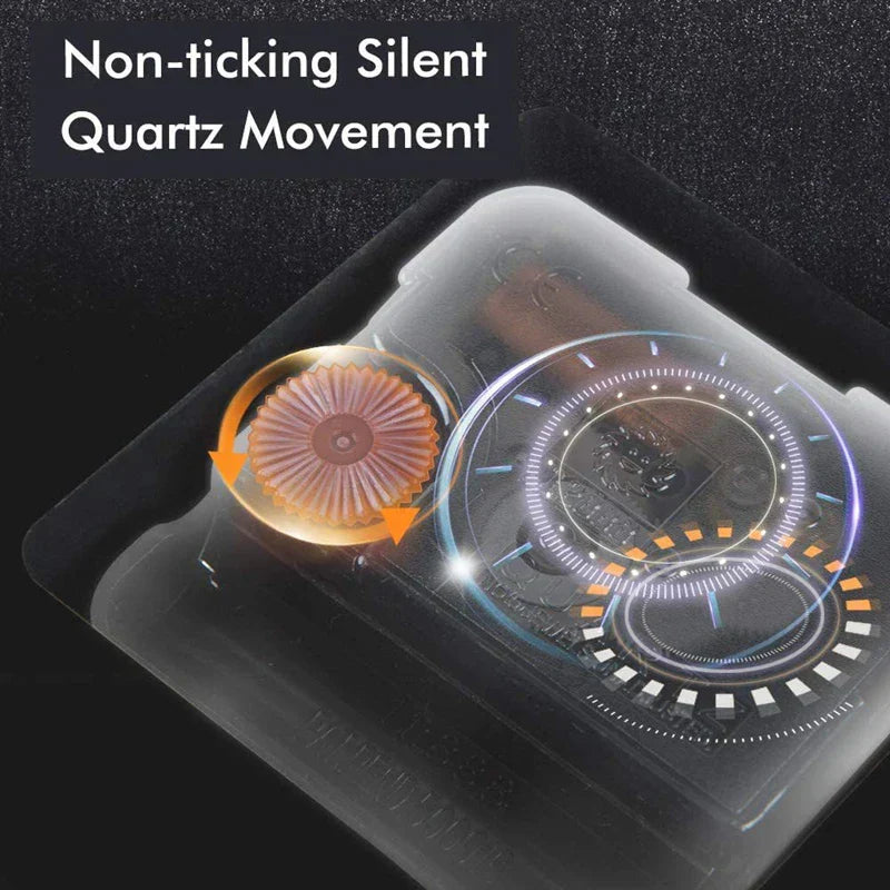 Avtoit | Silent wall clock made of acrylic and wood