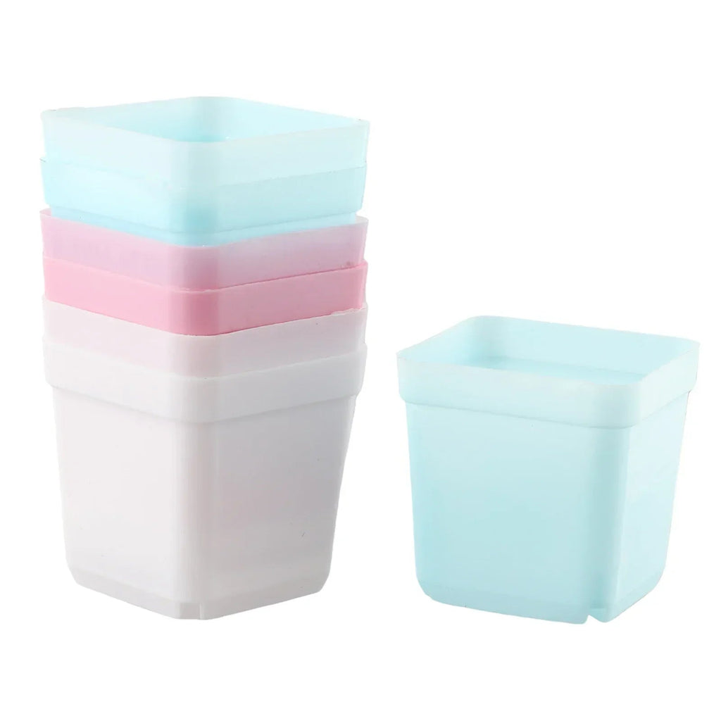 Avtoit | Bloomigo Mini Flower Pot Set | Bright Colors | Weatherproof & Ventilated | For Balcony & Indoor