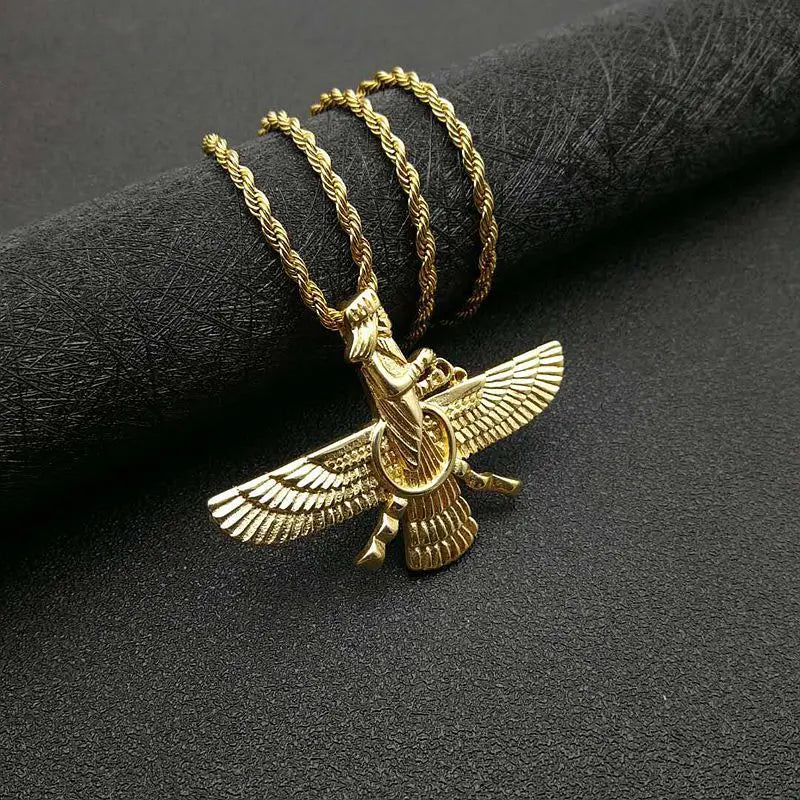 Avtoit | Zoroastrian Faravahar / Ahura Mazda Pendant Necklaces