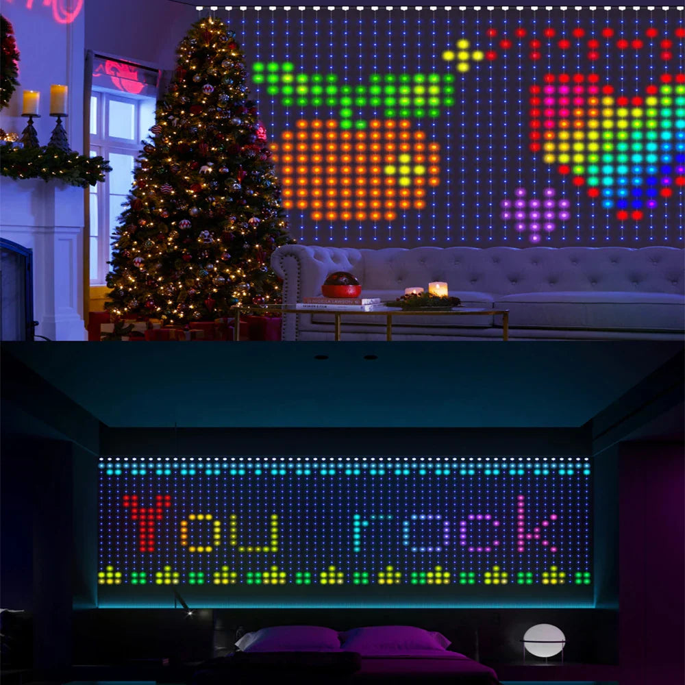 Avtoit | Musical RGB Curtain Garland LED Window Lights