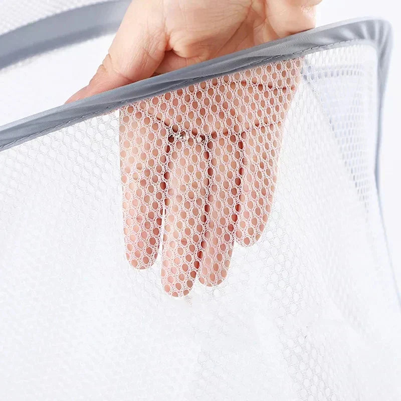 Avtoit | HangFold Laundry Basket | Wall-mounted & Foldable | Breathable & Portable | 30×18×40 cm