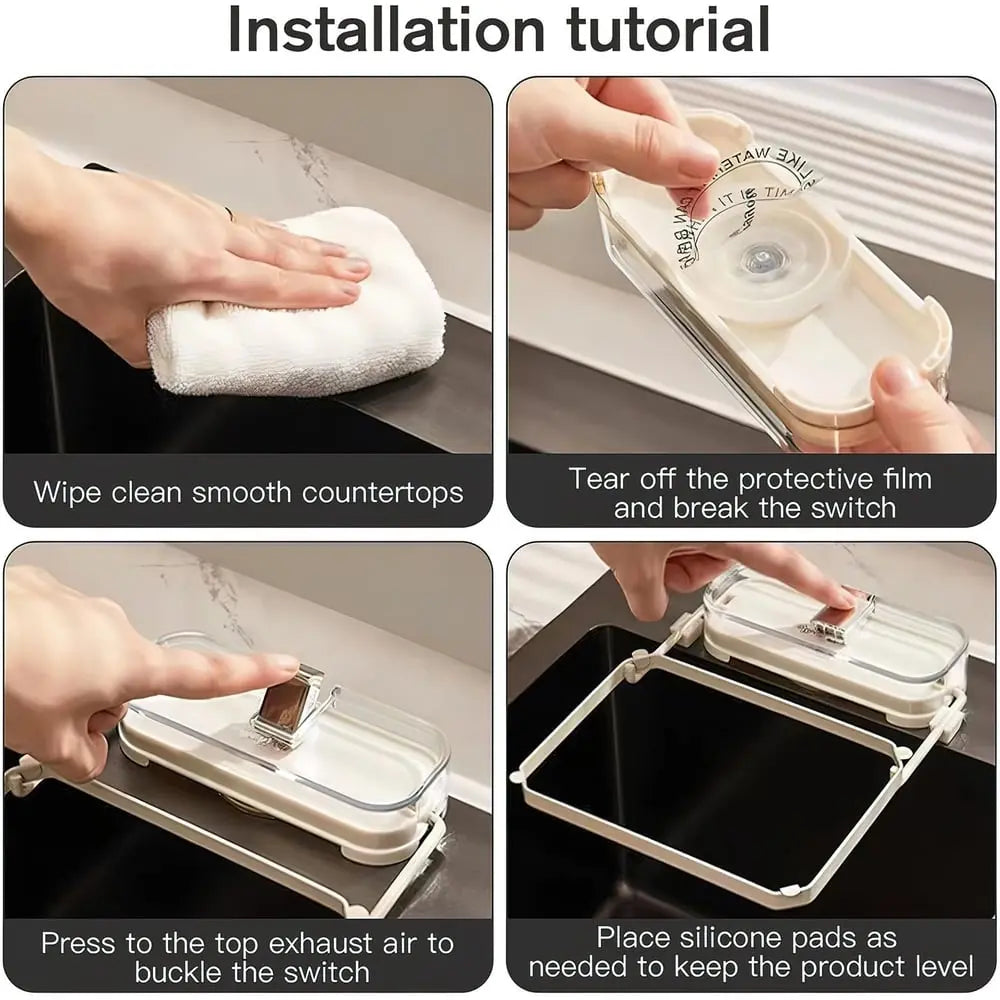 Avtoit | Suction cup drain strainer with 50 filter bags