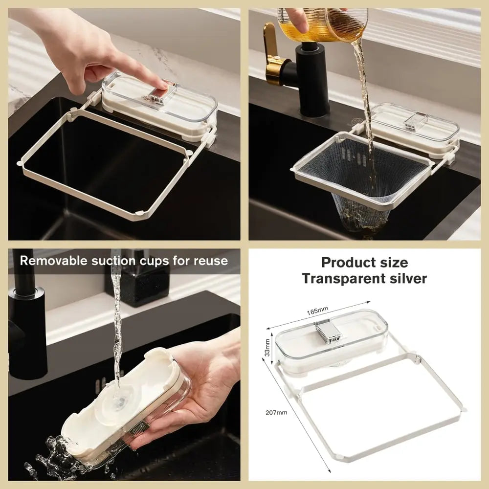 Avtoit | Suction cup drain strainer with 50 filter bags