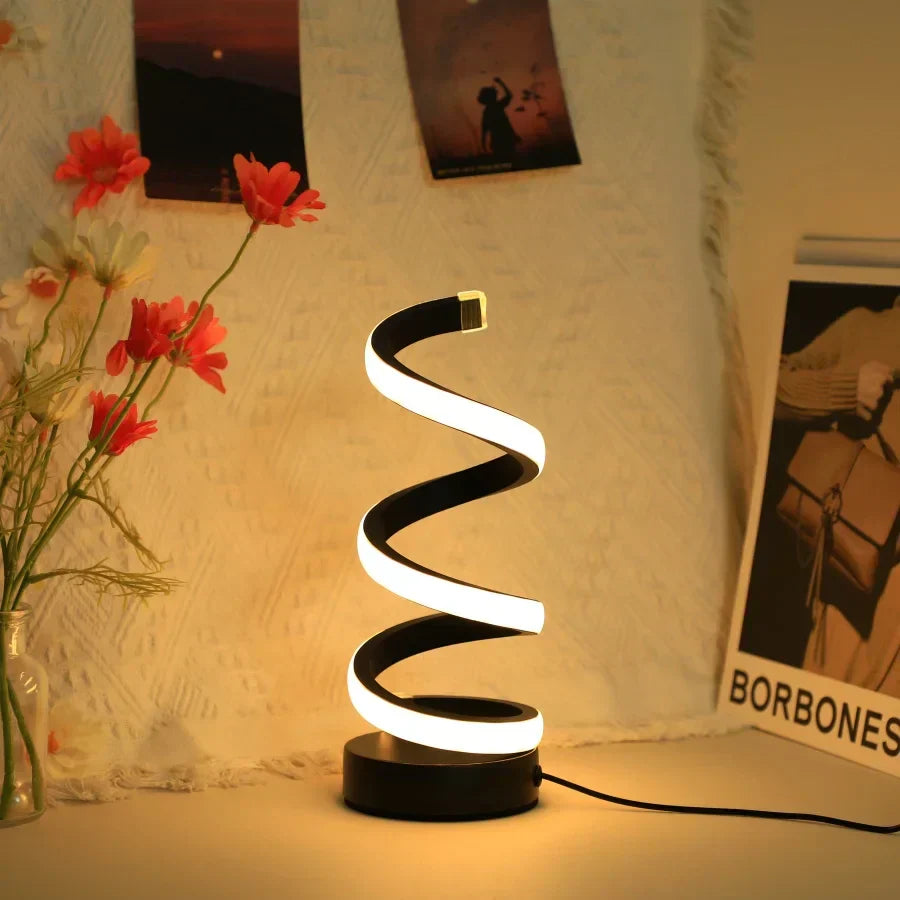 Avtoit | Modern Spiral LED Table Lamp