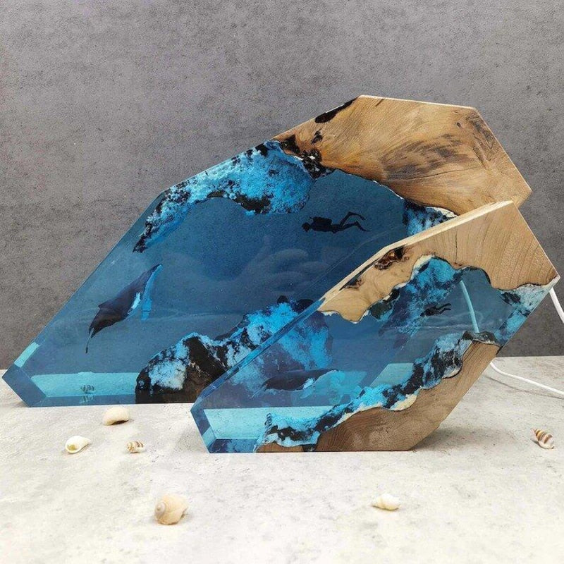 Avtoit | Deep Sea Adventure Resin Diver Lamp Decor