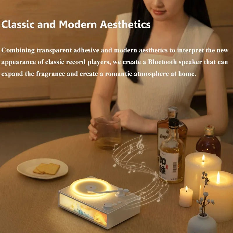 Avtoit | Vintage Design & LED Mood Lighting Wireless Aromatherapy Speaker