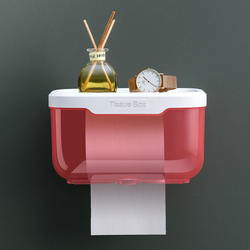 Avtoit | Wall-Mounted Bathroom Organizer Tissue Box Holder