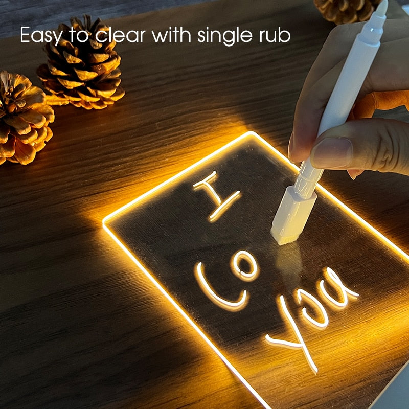 Avtoit | Creative Note Board Led Table Lamp