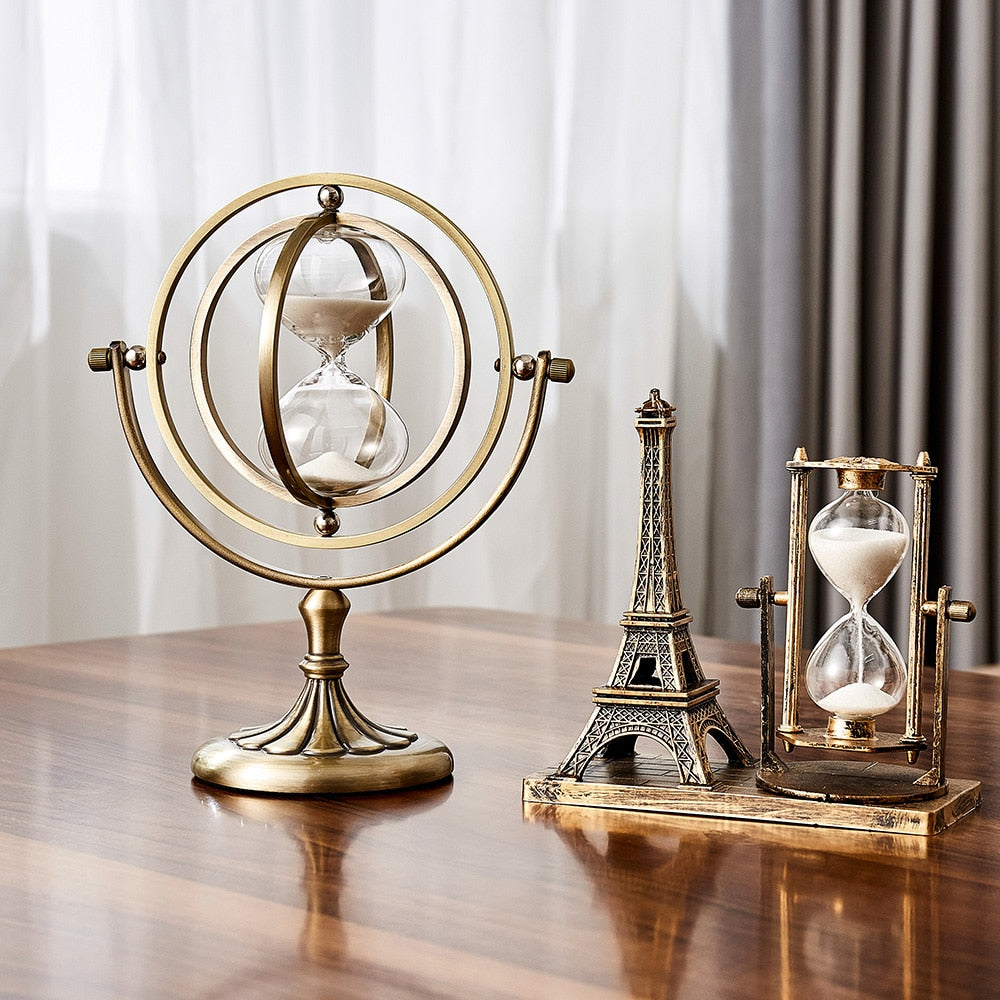 Avtoit | Time Charmer Metal Hourglass Decor