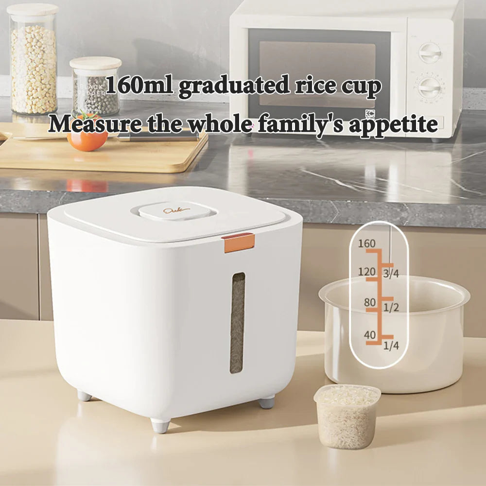 Avtoit | Rice Storage Box 5–10kg Airtight Moisture & Insect Resistant with Measuring Cup – GrainSafe