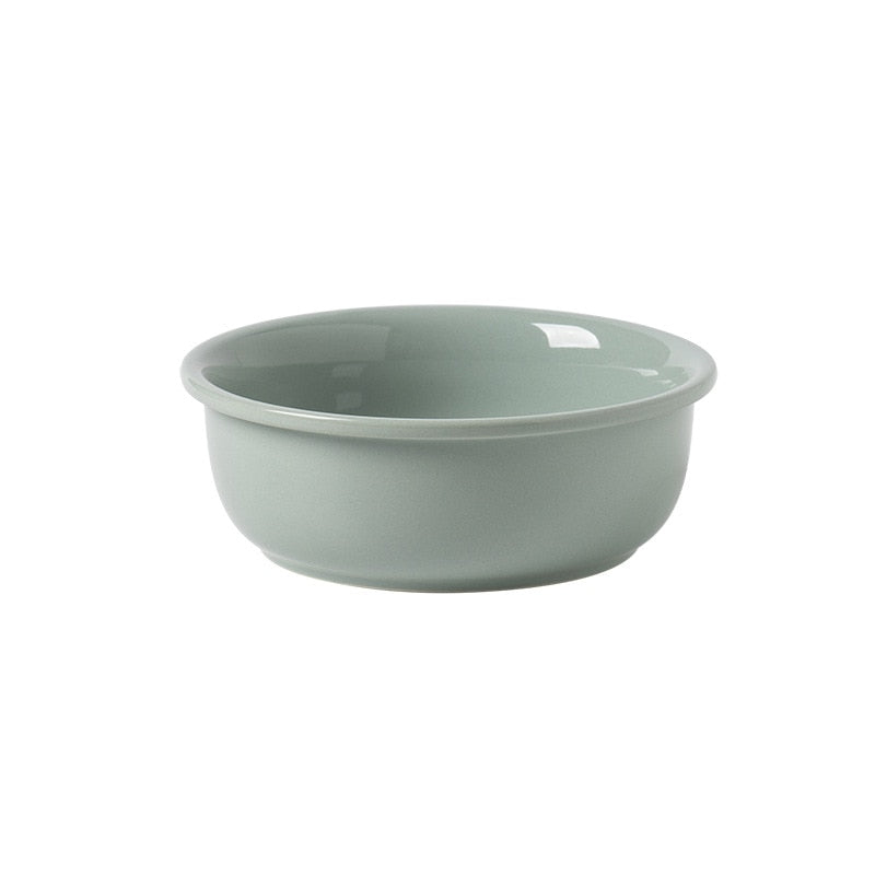 Avtoit | Misha Ceramic Elevated Cat Bowl with Wooden Stand