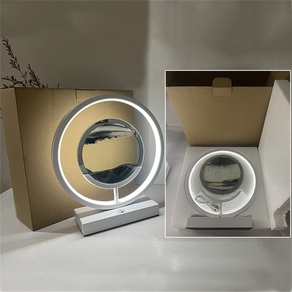 Avtoit | 3D LED Flowing Sand Art Table Lamp