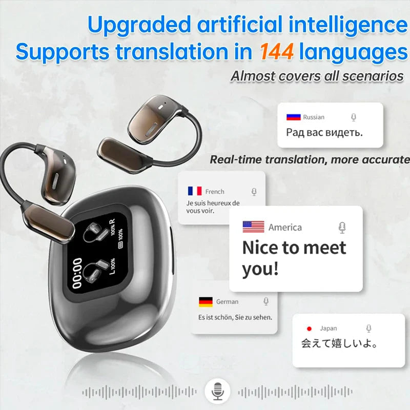 Avtoit | Real-Time Translation Earbuds with LCD Touch – Lexora