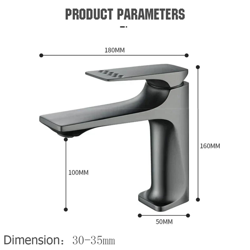 Avtoit | Elegant bathroom faucet - with single lever for timeless comfort