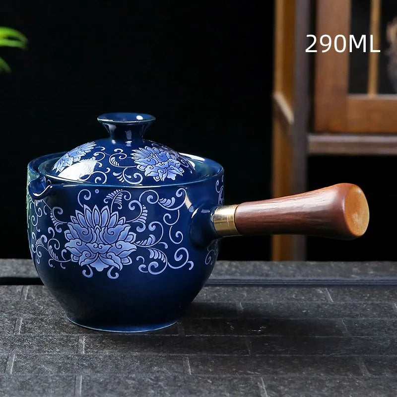 Avtoit | Traditional Harmony Ceramic Rotating Teapot