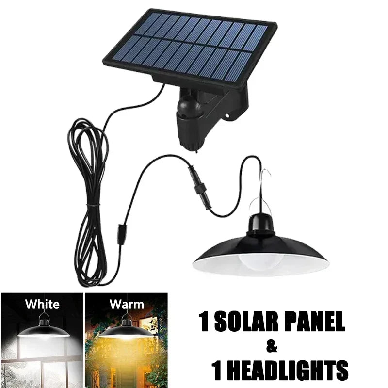 Avtoit | Solivara Solar Chandelier | With Sensor & Remote Control | IP65 | Warm/Cold White | 10h Runtime
