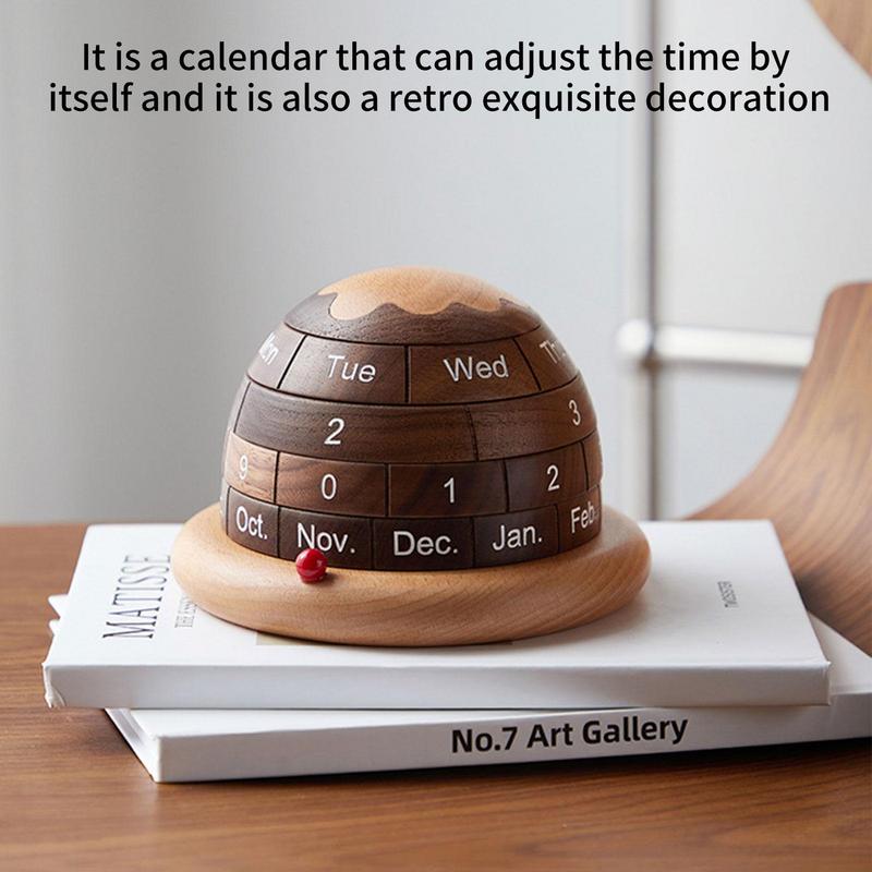 Avtoit | Unique Planet Wooden Table Calendar